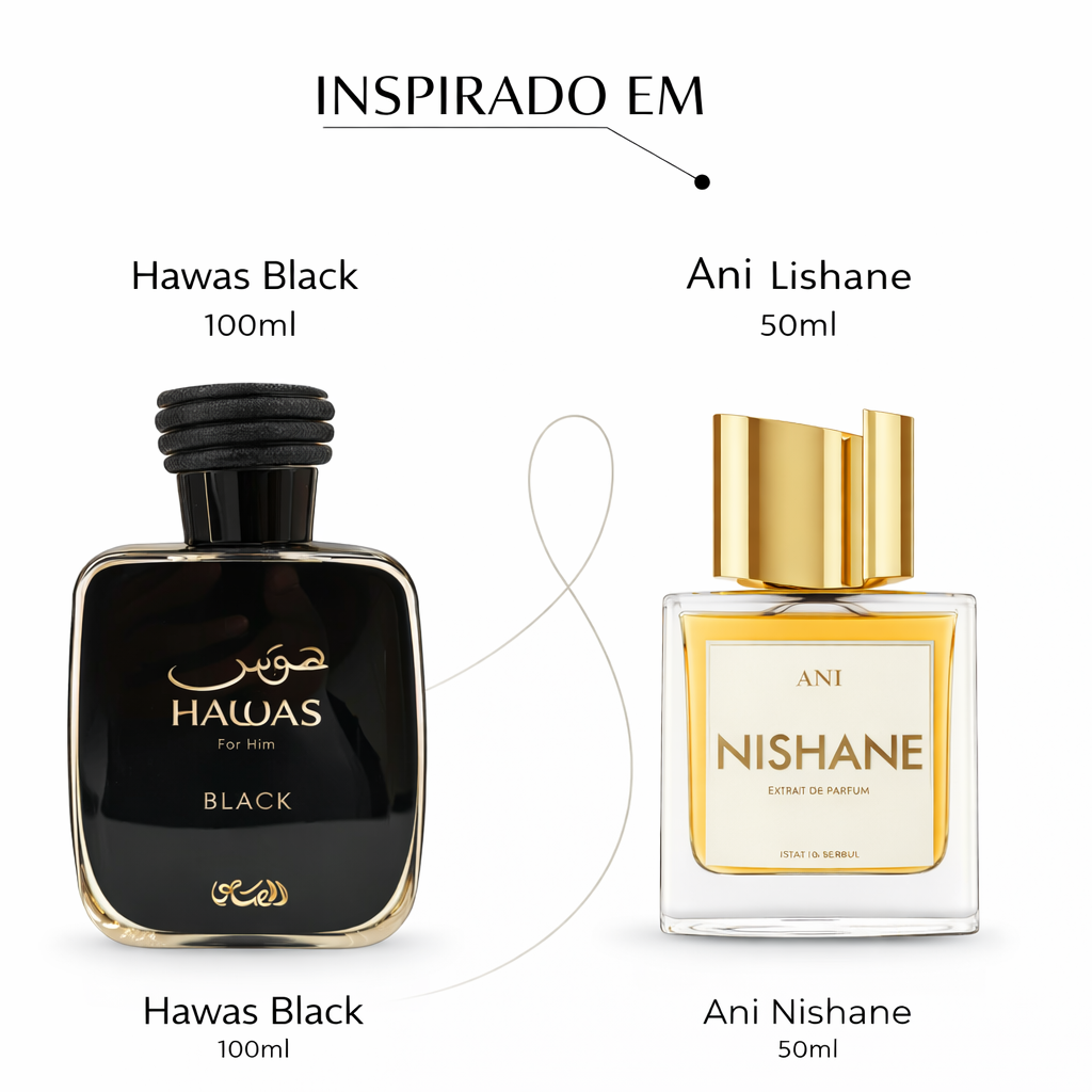 PERFUME HAWAS BLACK 100 ML