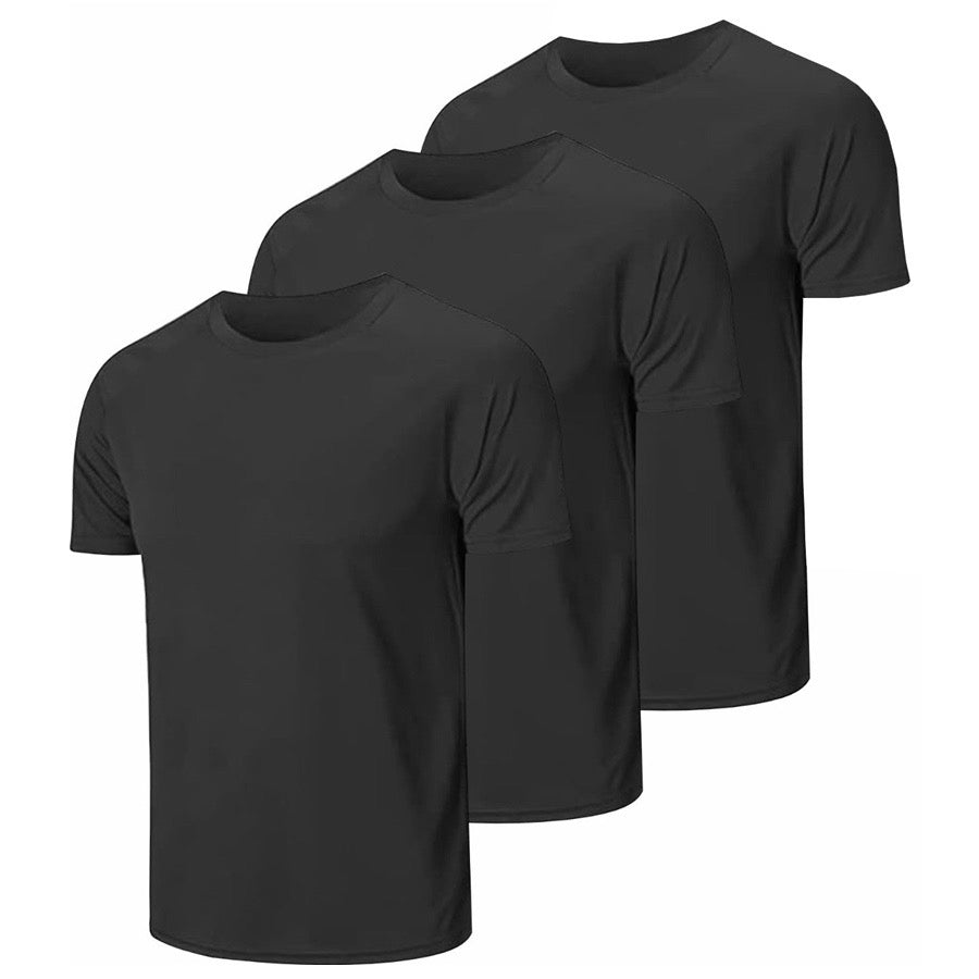 Kit 3 Camisetas Premium 100% Poliéster básica não amassa não pega bolinha | Envio rápido