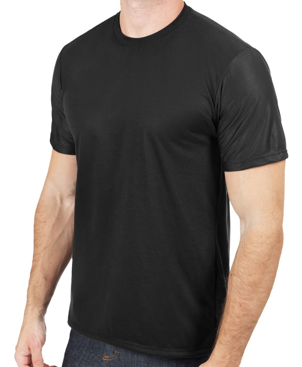 Camiseta basica manga curta Premium 100% Poliester