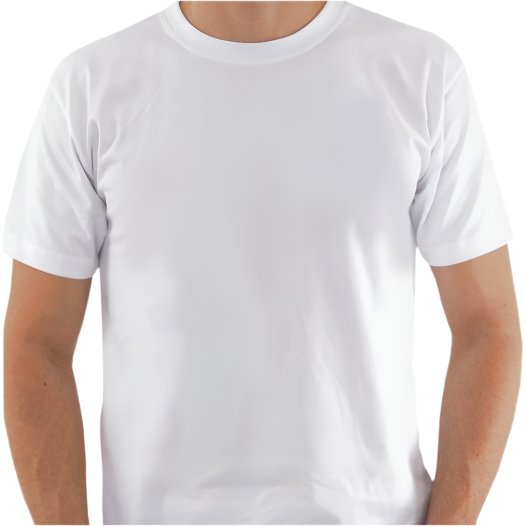 KIT 10 Camisetas Branca Manga curta básicas Malha fria unisex Uniforme