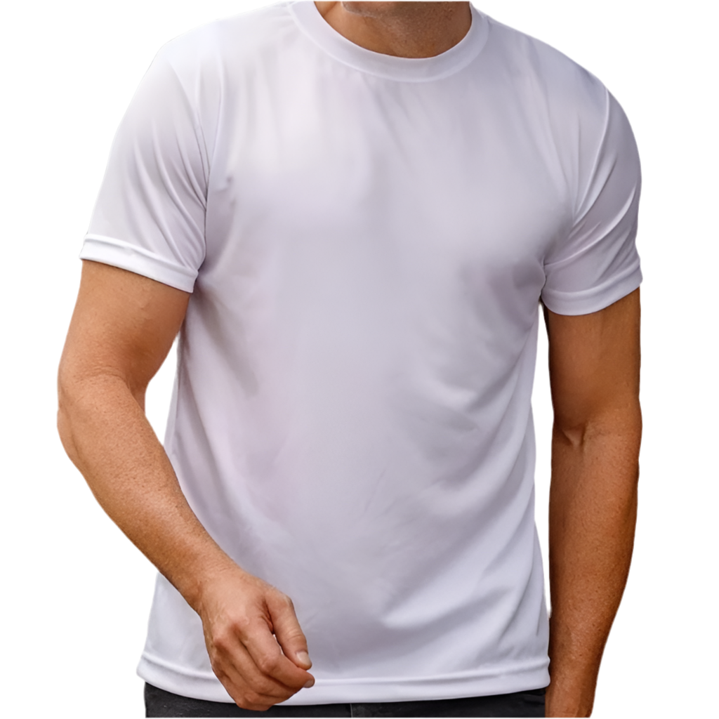 KIT 10 Camisetas Branca Manga curta básicas Malha fria unisex Uniforme